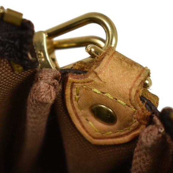 LOUIS VUITTON Eva 2Way Chain Shoulder Bag Monogram Leather Brown M95567 - Picture 9 of 16